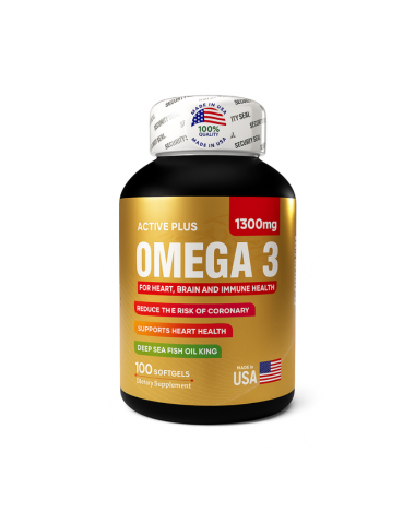 OMEGA 3 (100 softgels) Active Plus - ¡ÚLTIMAS UNIDADES DISPONIBLES!